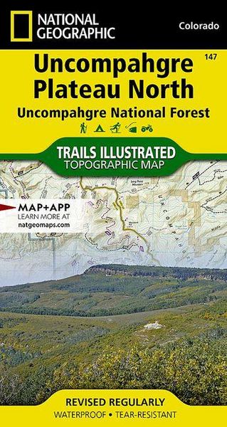 Produktbild: Uncompahgre Plateau North Map [Uncompahgre National Forest]