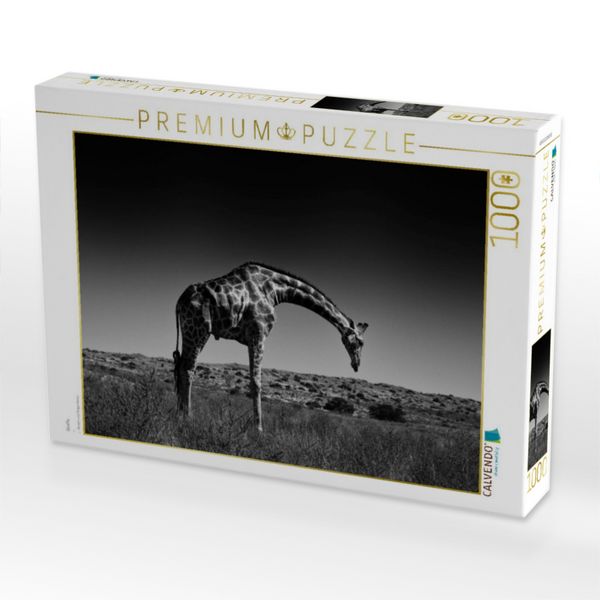 Produktbild: CALVENDO Puzzle Giraffe | 1000 Teile Lege-Gr&ouml;&szlig;e 64x48cm Foto-Puzzle f&uuml;r gl&uuml;ckliche Stunden