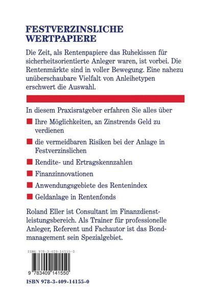 Produktbild: Festverzinsliche Wertpapiere