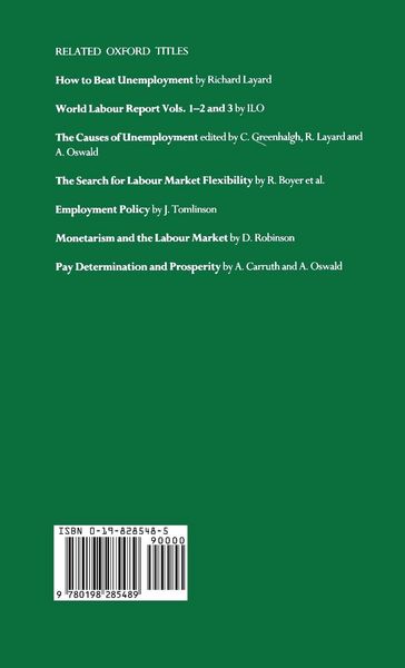 Produktbild: The Nature of Unemployment in Britain