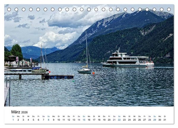 Produktbild: Pertisau am Achensee (Tischkalender 2026 DIN A5 quer), CALVENDO Monatskalender