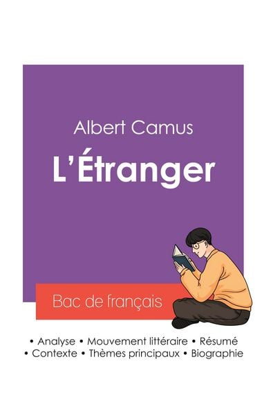 Produktbild: R&eacute;ussir son Bac de fran&ccedil;ais 2027 : Analyse du roman L'&Eacute;tranger de Albert Camus