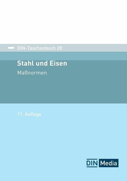 Produktbild: DIN-Taschenbuch 28