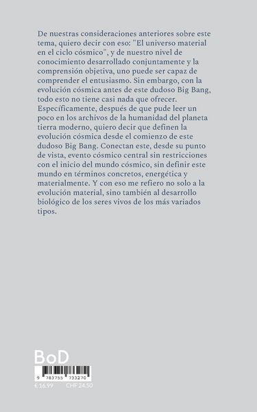 Produktbild: El dudoso big bang c&oacute;smico