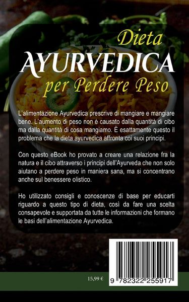 Produktbild: Dieta Ayurvedica per Perdere Peso