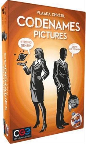 Asmodee CGED0004 - Codenames Pictures, Partyspiel, Detektivspiel