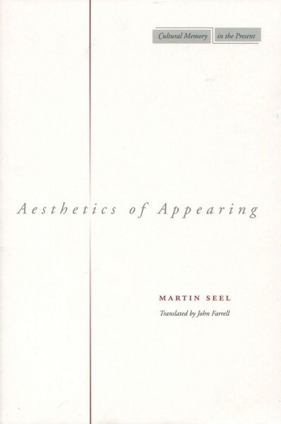 Produktbild: Aesthetics of Appearing
