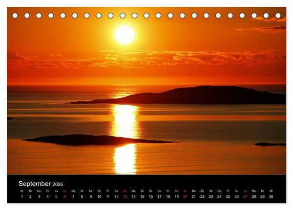 Produktbild: Der Sonne entgegen (Tischkalender 2026 DIN A5 quer), CALVENDO Monatskalender