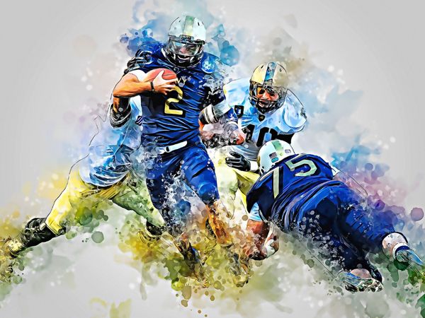 Produktbild: CALVENDO Puzzle American Football extrem 1000 Teile Lege-Gr&ouml;&szlig;e 64 x 48 cm Foto-Puzzle Bild von Peter Roder