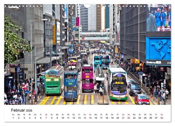 Produktbild: Megacity Hong Kong (Wandkalender 2026 DIN A3 quer), CALVENDO Monatskalender