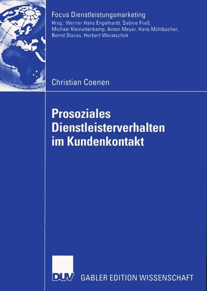 Produktbild: Prosoziales Dienstleisterverhalten im Kundenkontakt
