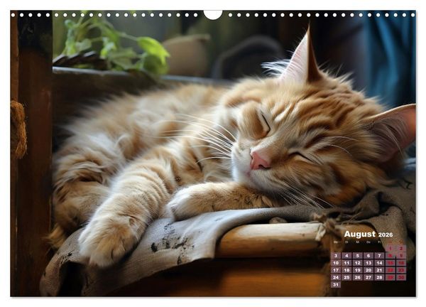 Produktbild: Wenn sie schlafen... (Wandkalender 2026 DIN A3 quer), CALVENDO Monatskalender