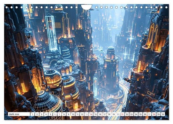 Produktbild: Welten aus Licht (Wandkalender 2026 DIN A4 quer), CALVENDO Monatskalender