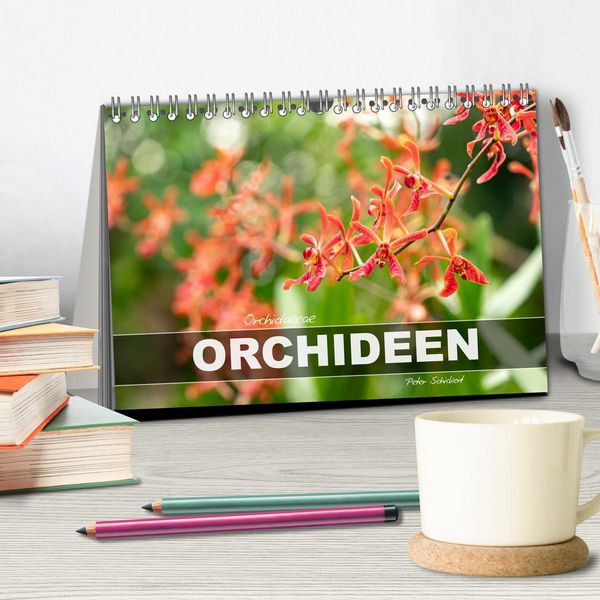 Produktbild: Orchidaceae - Orchideen (Tischkalender 2026 DIN A5 quer), CALVENDO Monatskalender