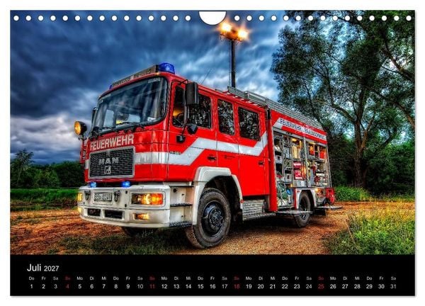 Produktbild: Einsatzfahrzeuge (Wandkalender 2027 DIN A4 quer), CALVENDO Monatskalender