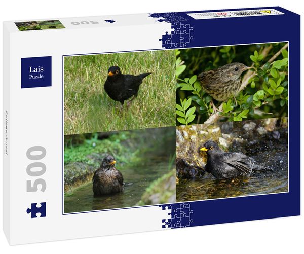 Produktbild: Lais Puzzle Collage Amsel 500 Teile