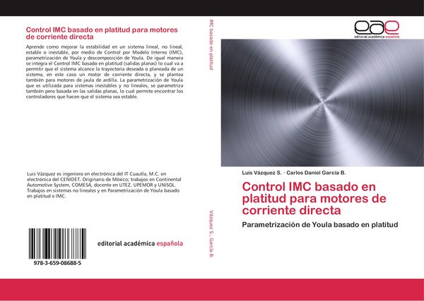 Produktbild: Control IMC basado en platitud para motores de corriente directa