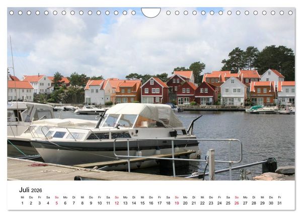 Produktbild: S&uuml;dnorwegen - von Kristiansand bis Stavanger (Wandkalender 2026 DIN A4 quer), CALVENDO Monatskalender
