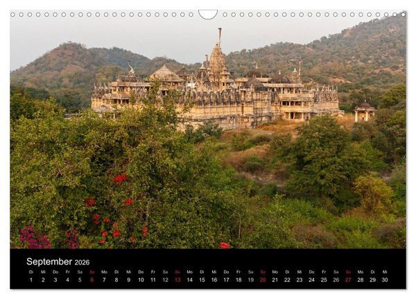 Produktbild: Indien, vom Taj Mahal zur W&uuml;ste Thar (Wandkalender 2026 DIN A3 quer), CALVENDO Monatskalender