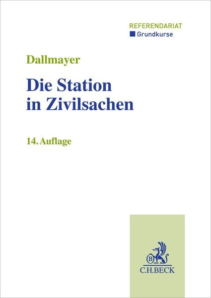 Produktbild: Die Station in Zivilsachen