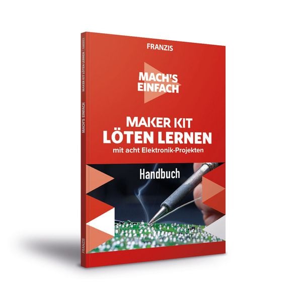 Produktbild: FRANZIS 67122 Mach's einfach Maker Kit L&ouml;ten lernen