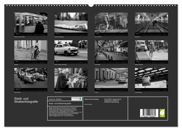 Produktbild: Stadt- und Stra&szlig;enfotografie (hochwertiger Premium Wandkalender 2026 DIN A2 quer), Kunstdruck in Hochglanz