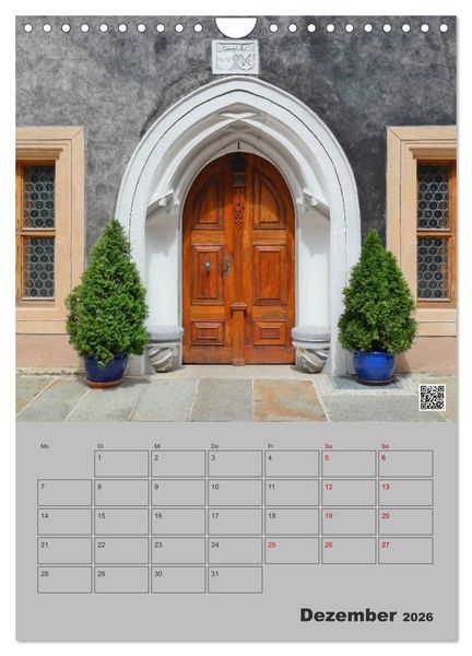 Produktbild: T&uuml;ren und Portale in Pirna (Wandkalender 2026 DIN A4 hoch), CALVENDO Monatskalender