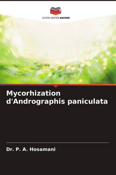 Produktbild: Mycorhization d'Andrographis paniculata