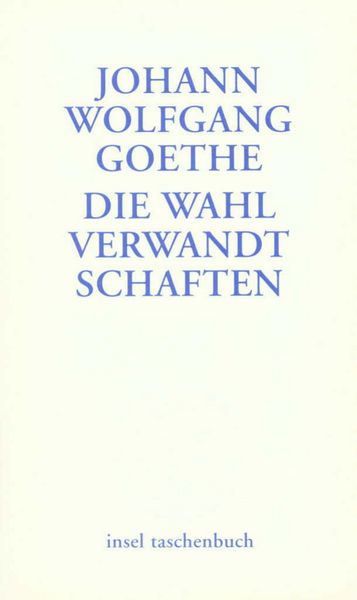 Produktbild: Die Wahlverwandtschaften