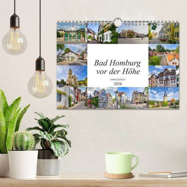 Produktbild: Bad Homburg vor der H&ouml;he Impressionen (Wandkalender 2026 DIN A4 quer), CALVENDO Monatskalender