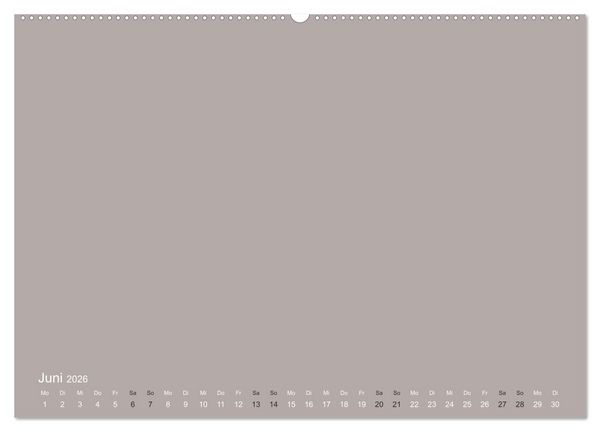 Produktbild: DIY Bastel-Kalender -Erdige Pastell Farben- Zum Selbstgestalten (Wandkalender 2026 DIN A2 quer), CALVENDO Monatskalender