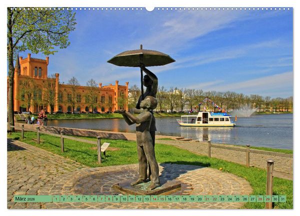 Produktbild: Residenzstadt Schwerin - Impressionen aus Mecklenburg-Vorpommern (Wandkalender 2026 DIN A2 quer), CALVENDO Monatskalender