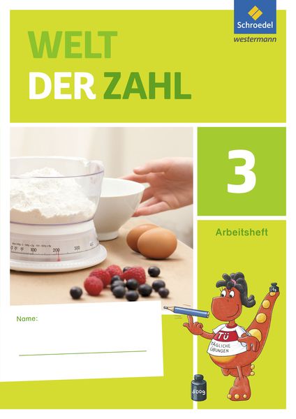 Produktbild: Welt der Zahl 3. Arbeitsheft. Berlin, Brandenburg, Mecklenburg-Vorpommern, Sachsen-Anhalt und Thüringen