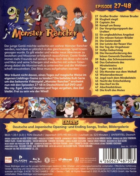 Produktbild: Monster Rancher Vol. 2 (Ep. 27-48) [2 BRs]