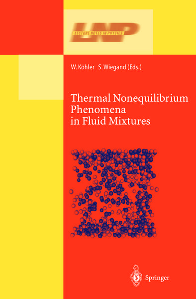 Produktbild: Thermal Nonequilibrium Phenomena in Fluid Mixtures