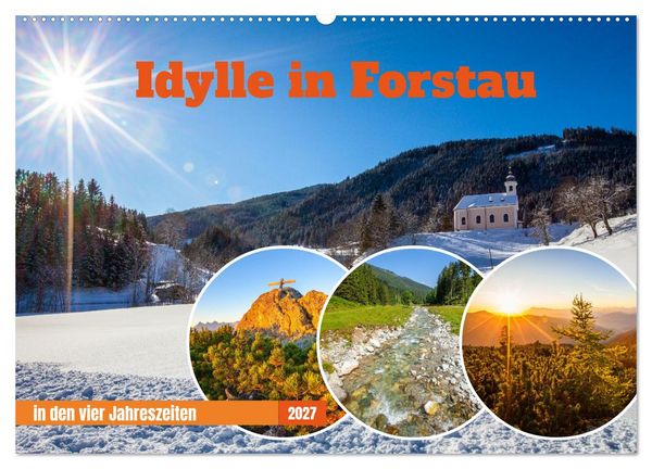 Produktbild: Idylle in Forstau (Wandkalender 2027 DIN A2 quer), CALVENDO Monatskalender
