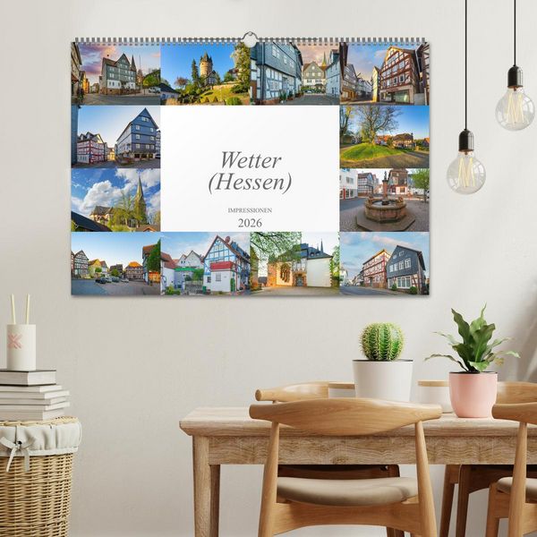Produktbild: Wetter (Hessen) Impressionen (Wandkalender 2026 DIN A2 quer), CALVENDO Monatskalender