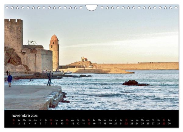 Produktbild: Un jour COLLIOURE (Calendrier mural 2026 DIN A4 vertical), CALVENDO calendrier mensuel