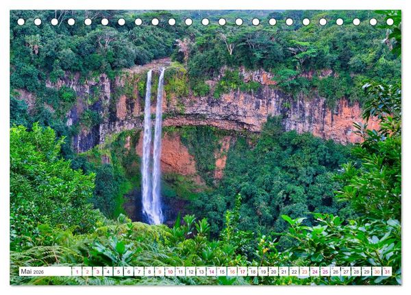 Produktbild: Mauritius - Sch&ouml;nheit im Indischen Ozean (Tischkalender 2026 DIN A5 quer), CALVENDO Monatskalender