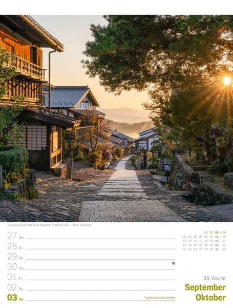 Produktbild: Japan Wochenplaner Kalender 2027 | Das Land der aufgehenden Sonne