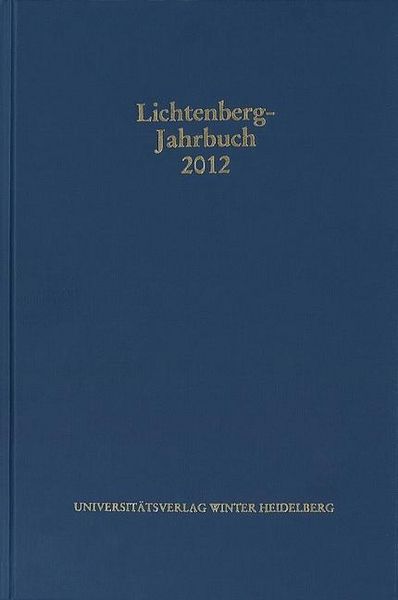 Produktbild: Lichtenberg-Jahrbuch 2012