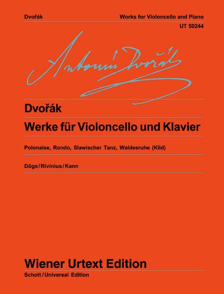 Produktbild: Werke f&uuml;r Violoncello und Klavier