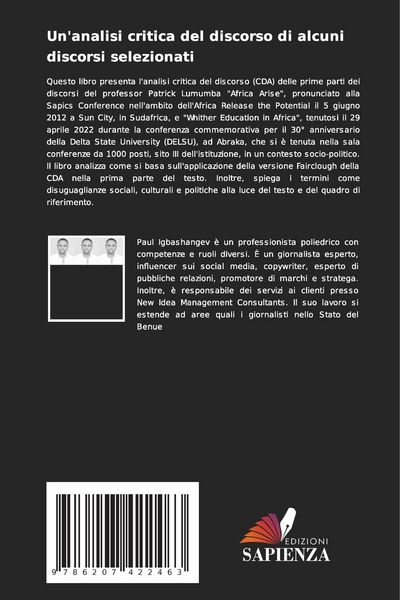Produktbild: Un'analisi critica del discorso di alcuni discorsi selezionati