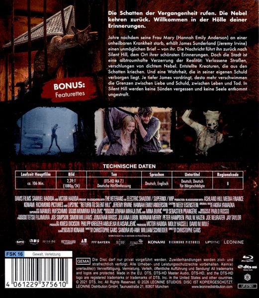 Produktbild: Return to Silent Hill