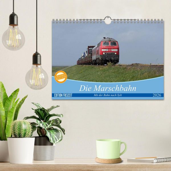 Produktbild: Die Marschbahn (Wandkalender 2026 DIN A4 quer), CALVENDO Monatskalender