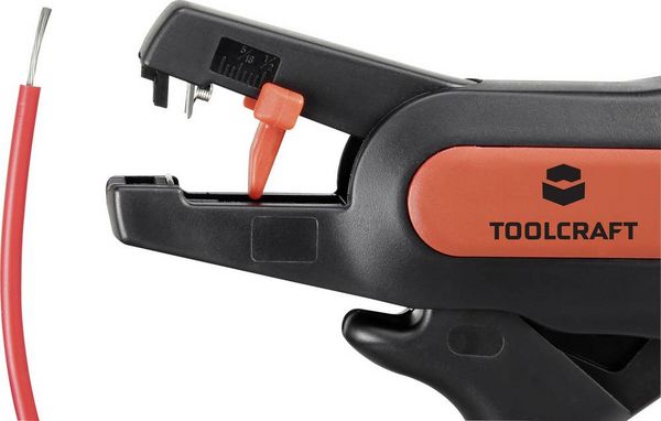 Produktbild: TOOLCRAFT 1553069 Automatische Abisolierzange 0.2 bis 6mm&sup2; 24 bis 10 0.2 bis 6mm