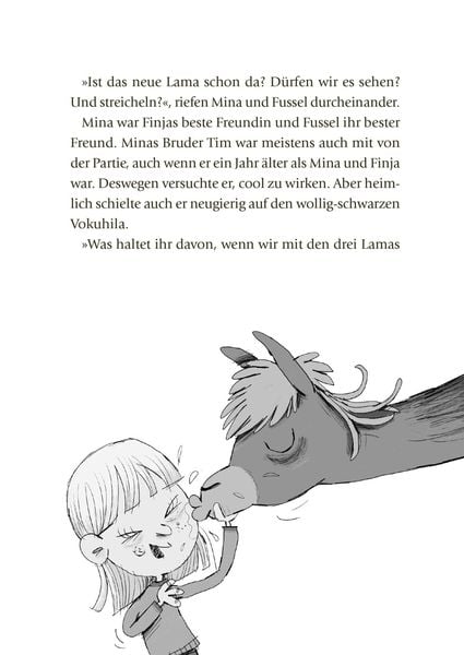 Produktbild: Die Lama-Gang. Mit Herz und Spucke 1: Ein Fall f&uuml;r alle Felle