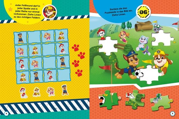 Produktbild: PAW Patrol Poster-R&auml;tselbuch mit Belohnungs-Stickern