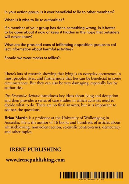Produktbild: The deceptive activist