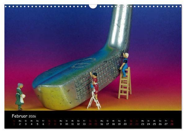 Produktbild: Minis Golf (Wandkalender 2026 DIN A3 quer), CALVENDO Monatskalender